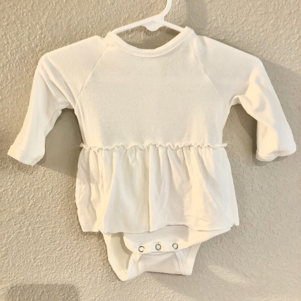 Baby girl skirted bodysuit